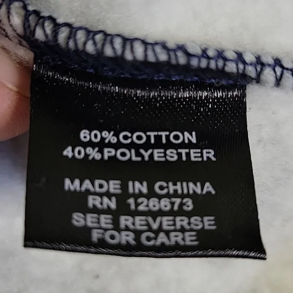 NFL Team Apparel New England Patriots Gray and Blue Hoodie Size Large NWT - Picture 14 of 14